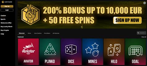 Lucky Block Casino and Sportsbook Review .